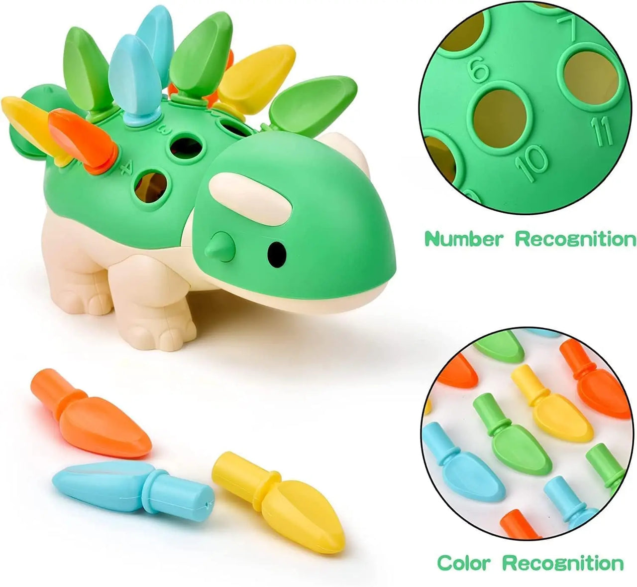 Dino Discovery™ - Reconnaissance des couleurs et des nombres - Motricité fine