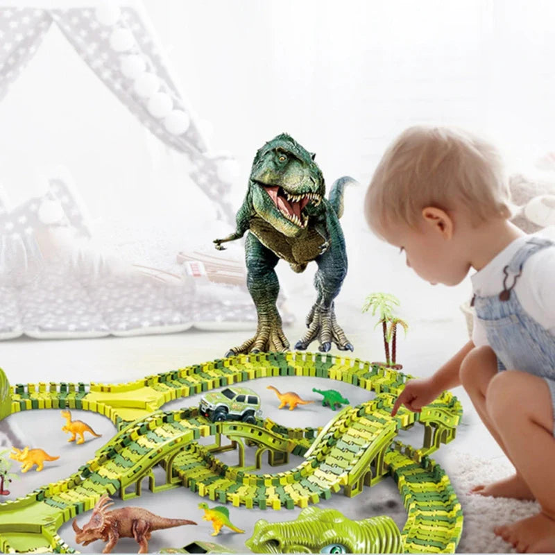 DinoRail™ - Aventure de course Dino - Circuit de course