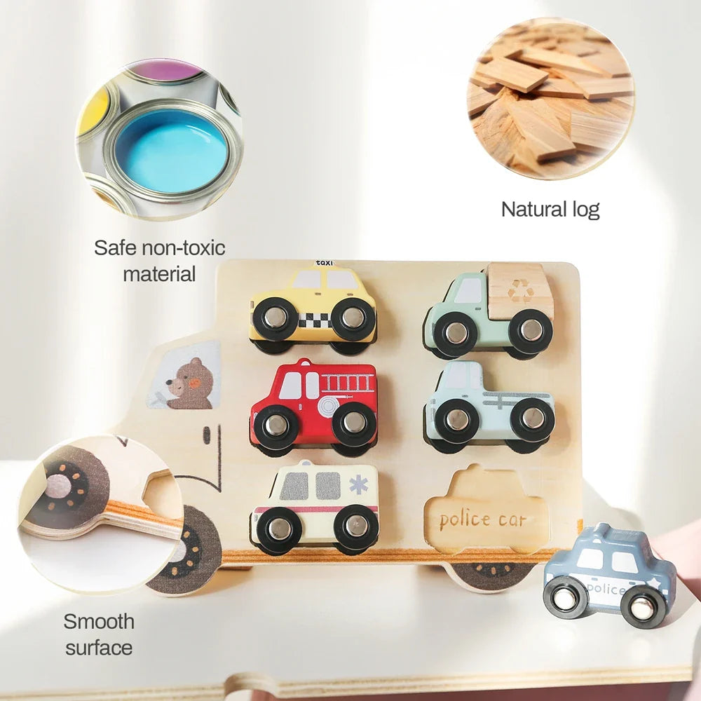 Woods™ – Aventure Puzzle – Puzzle en bois pour voitures