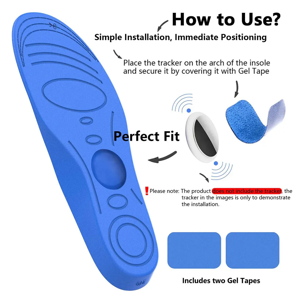 SafeSteps – Tranquillité d'esprit pour les déplacements - Semelle Airtag