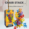 Chair Stack™ - Interactif et stimulant la créativité - Jeu des chaises empilables