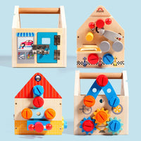 Thumbnail for Busy Box™ - Découvrir et apprendre - Boîte d'activités en bois