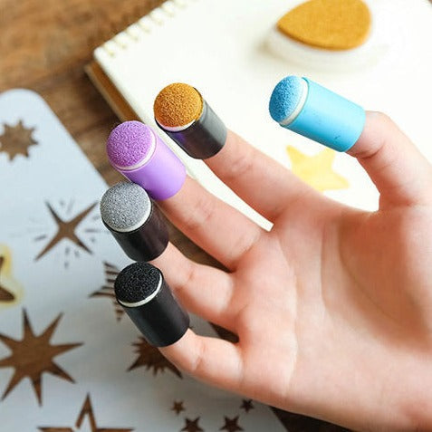 Finger Paint™ - Peinture facile et sûre avec des éponges pour les doigts - Peintures pour les doigts