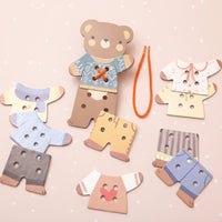 Thumbnail for ThreadBear – Adorable et éducatif – Jouet à enfiler Montessori Ours