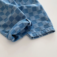 Thumbnail for DenimCheck – Confortable et tendance – Pantalon pour enfant à motifs carrés