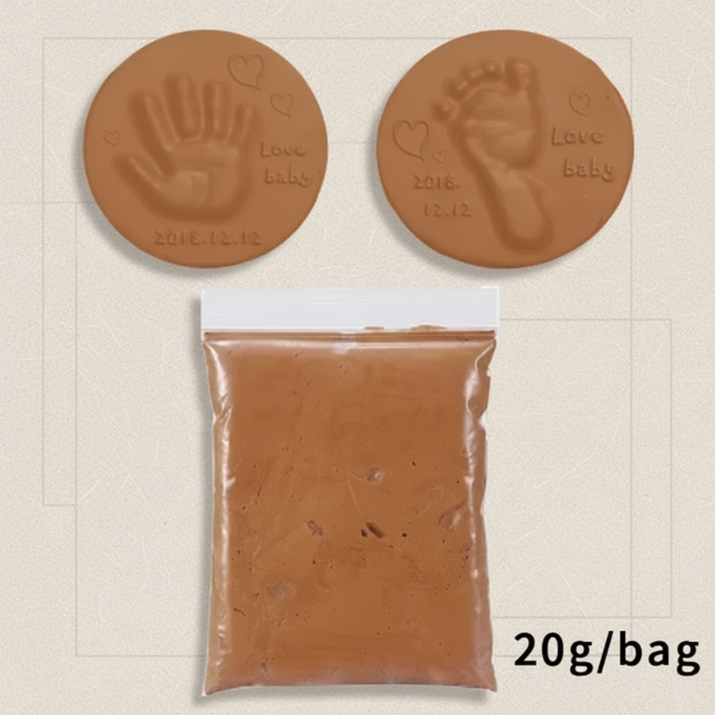 Baby Imprint Clay Kit – Souvenir & Unique – Kit d'empreintes en argile