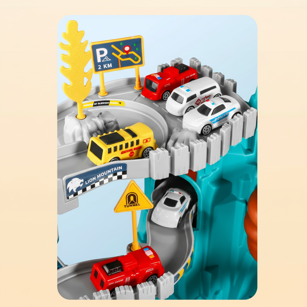 AutoWorld – Éducatif et interactif – Jeu de construction « Parking électrique »