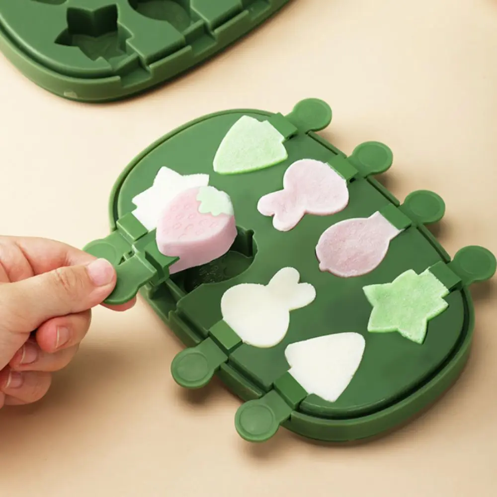 LollyFun – Créatif et pratique – Moule à glaces en silicone avec boîte de conservation