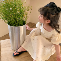 Thumbnail for LittleTwinkle – Douce et confortable – Robe pour enfant à doubles nœuds