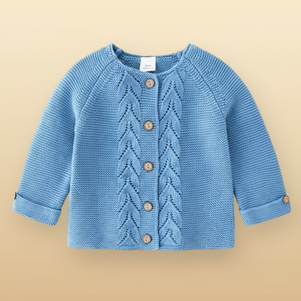 CozyCub – Confortable et tendance – Cardigan tricoté pour enfant