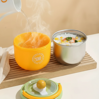 Thumbnail for MealMate – Pratique et isolant – Bol à déjeuner en acier inoxydable avec cuillère