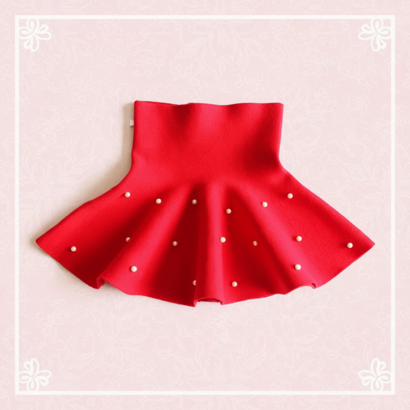 Girls Knitted Skirt – Confort et style – Jupe pour enfant
