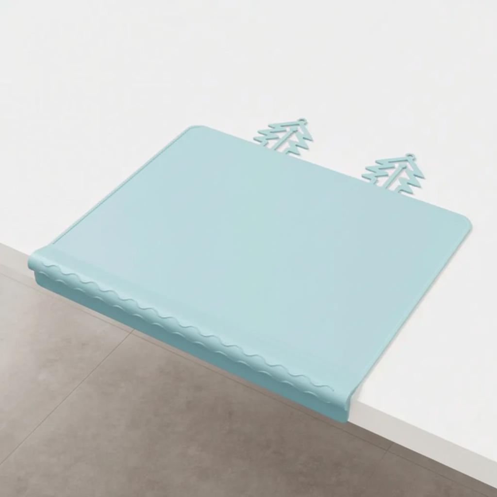 BabySafe – Pratique et hygiénique – Set de table en silicone à rebord surélevé