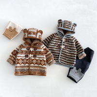 Thumbnail for LittleWarm – Confortable et élégant – Manteau d'hiver au motif Fair Isle