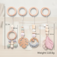 Thumbnail for Wooden Baby Rattle Toy – Éveil sensoriel et sécurité – Baby Gym