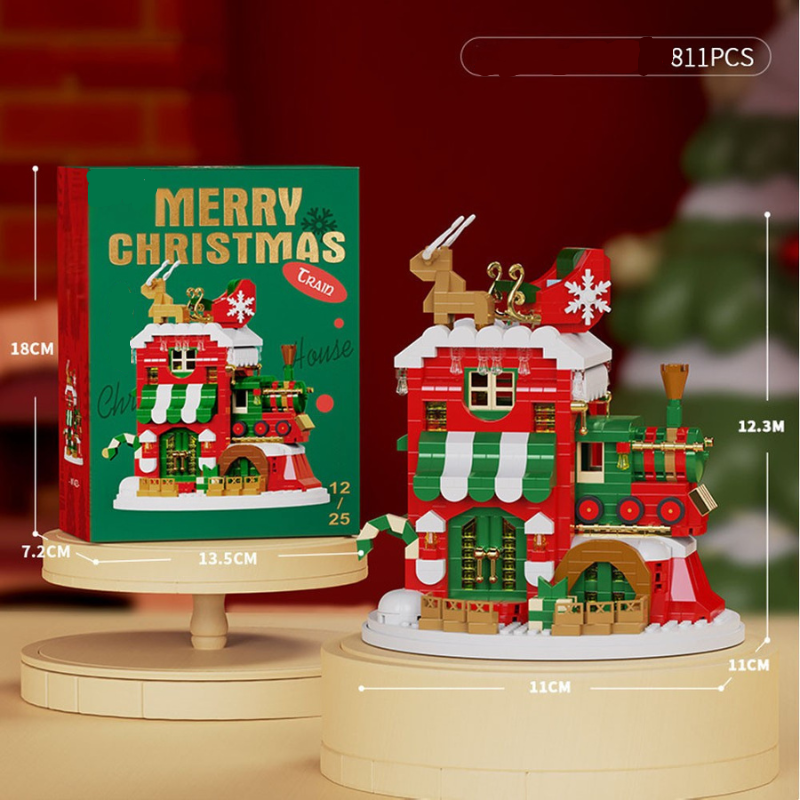 SnowieBlocks – Mignon & amusant – Blocs de construction de Noël