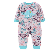 Thumbnail for WarmBuddy – Mignon et tout doux – Combinaison pour bébé en polaire avec imprimé de personnages de dessins animés