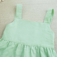 Thumbnail for BloomGrace – Mignonne et confortable – Robe pour enfant avec nœud et bretelles réglables