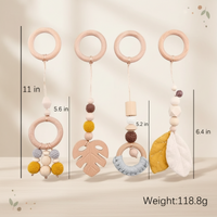 Thumbnail for Wooden Baby Rattle Toy – Éveil sensoriel et sécurité – Baby Gym