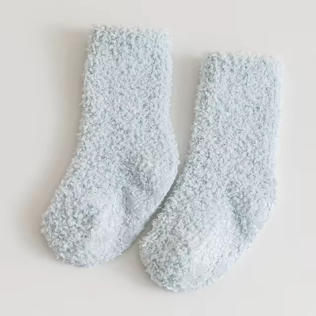 SnuggleBoo – Chaudes et douces – Chaussettes en polaire pour bébés
