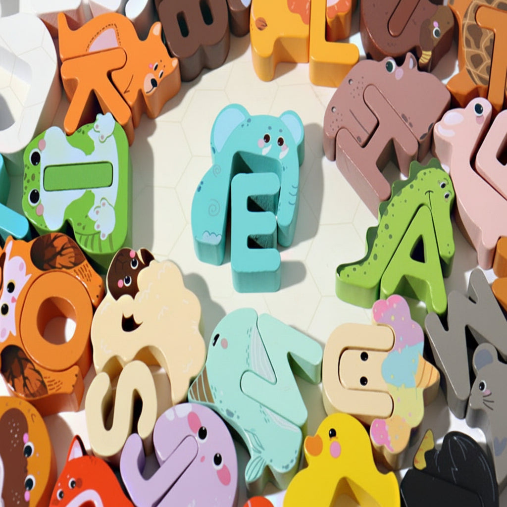 ZooLetters – Ludique et éducatif – Puzzle alphabétique sur les animaux pour les enfants
