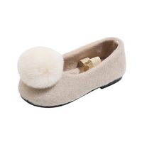 Thumbnail for SoftSteps –  Chaudes et douillettes – Chaussures pour filles avec pompon en peluche