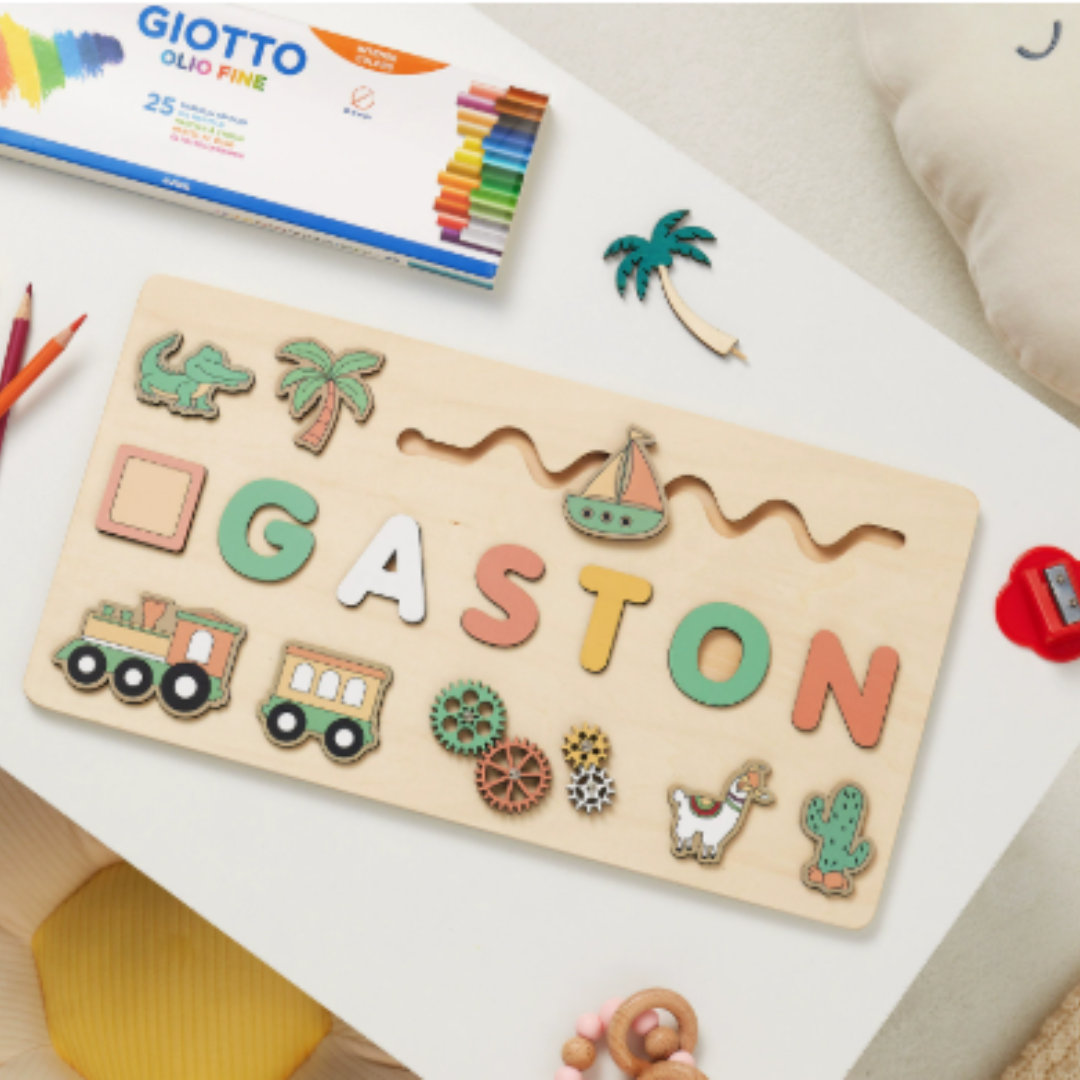 Woods™ - Ton propre badge ! - Puzzle de noms