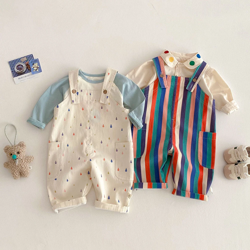 TinyStyle – Ludique et confortable – Salopette pour enfant à motifs