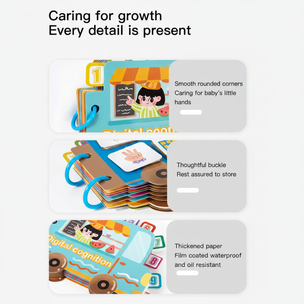 SmartCount – Éducatif et ludique – Cahier de chiffres avec des activités de calcul