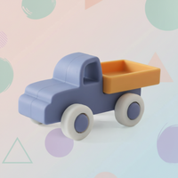 Thumbnail for Montessori Silicone Toy Car – Sûr et adapté à la dentition – Jouet de dentition en silicone en forme de véhicule
