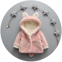 Thumbnail for CozyPrincess – Chaud et doux – Veste en peluche à capuche pour fille