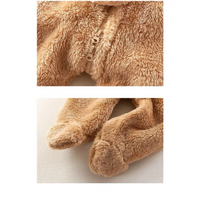 Thumbnail for CozyBear – Doux et chaud – Combinaison pour bébé avec capuche à motif animalier