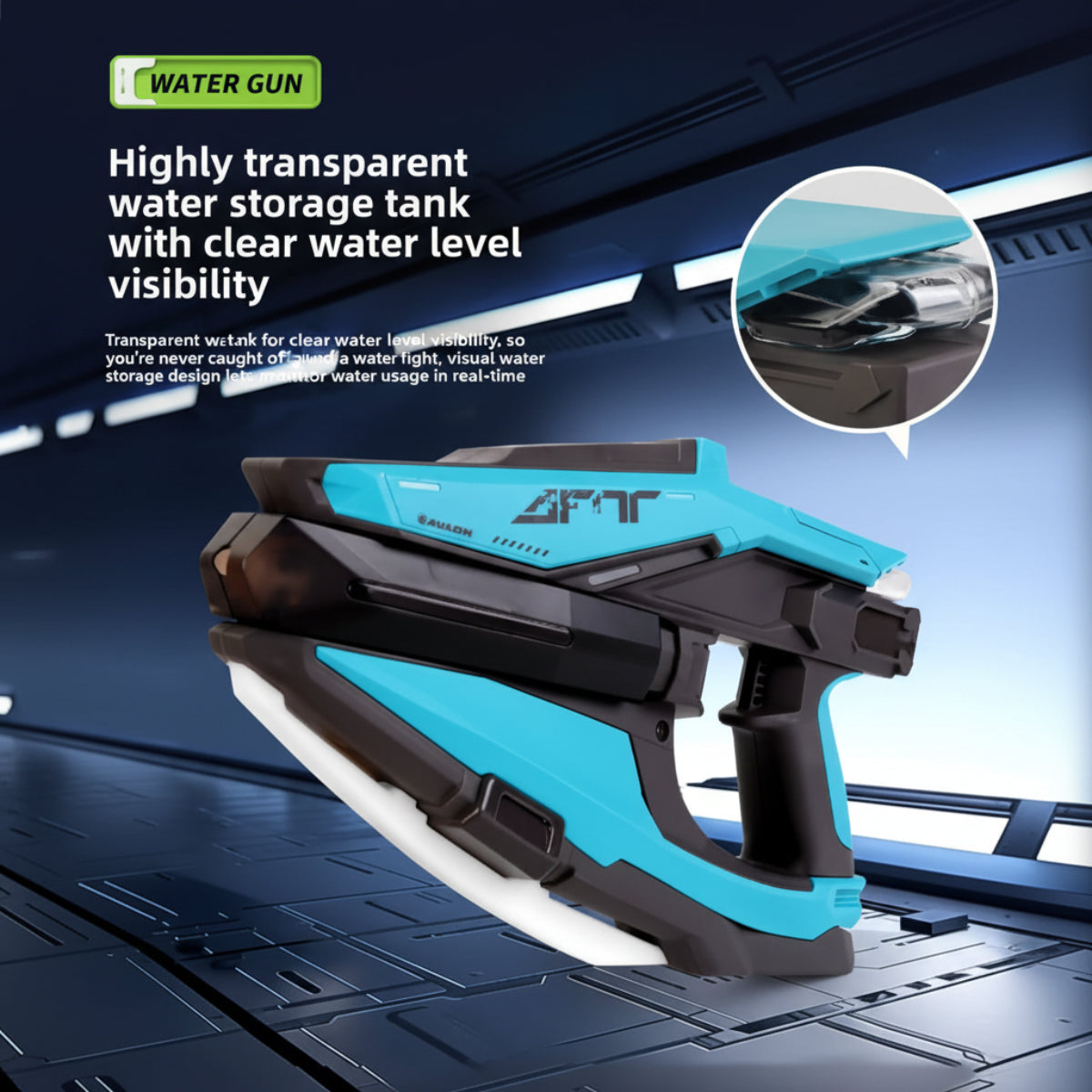 WaterStrike – Puissance et plaisir – Pistolet à eau automatique Tomahawk