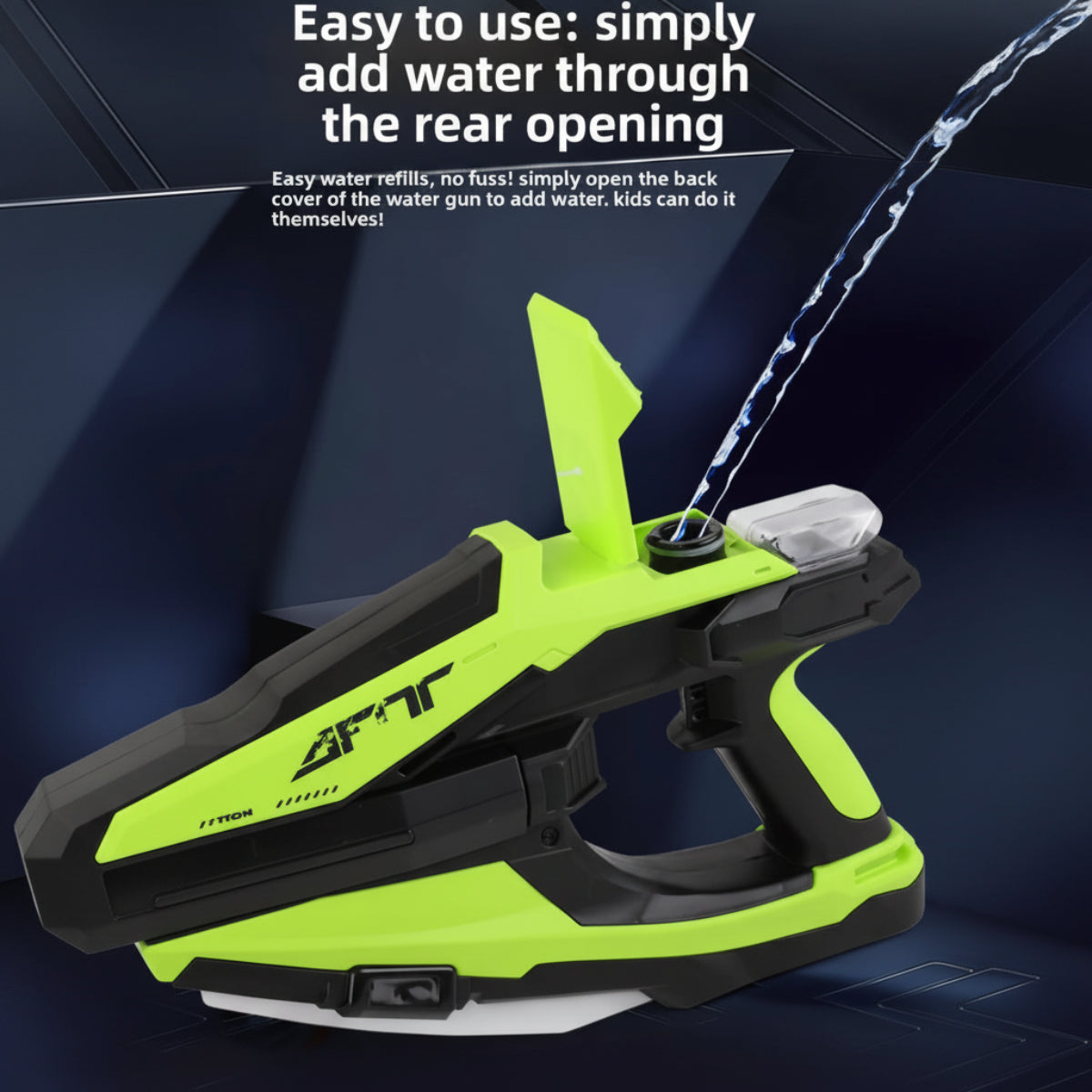 WaterStrike – Puissance et plaisir – Pistolet à eau automatique Tomahawk