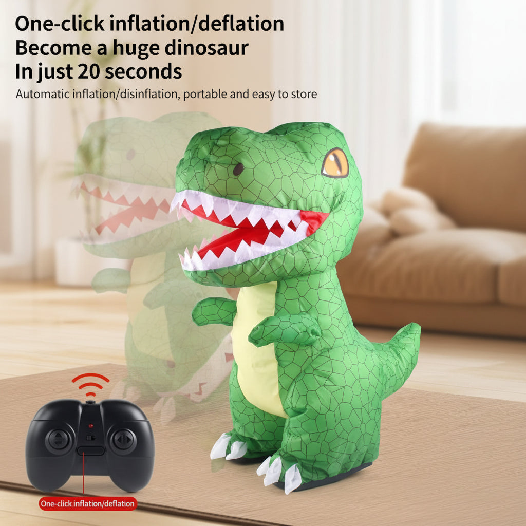 Inflatable Tyrannosaurus Rex – Ludique et éducatif – Dinosaure gonflable télécommandé