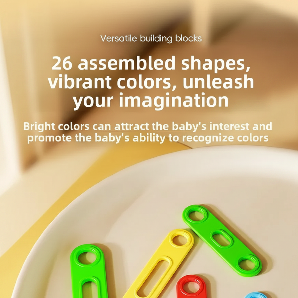 ShapeGenius – Créatif et éducatif – Puzzle géométrique sur panneau perforé