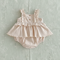 Thumbnail for TinyBloom – Mignon et tout doux – Robe à volants pour bébé et tout-petit