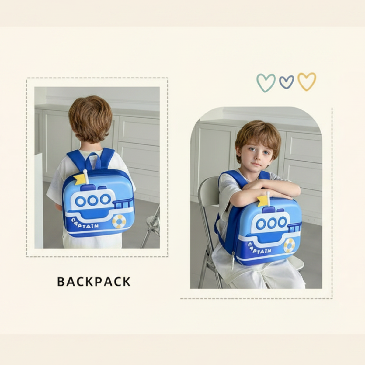 LittleCaptain – Sympa et pratique – Sac à dos Captain