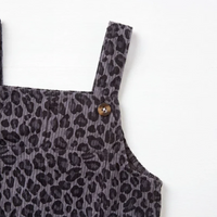 Thumbnail for LeopardChic – Tendance et confortable – Salopette pour fille à imprimé léopard