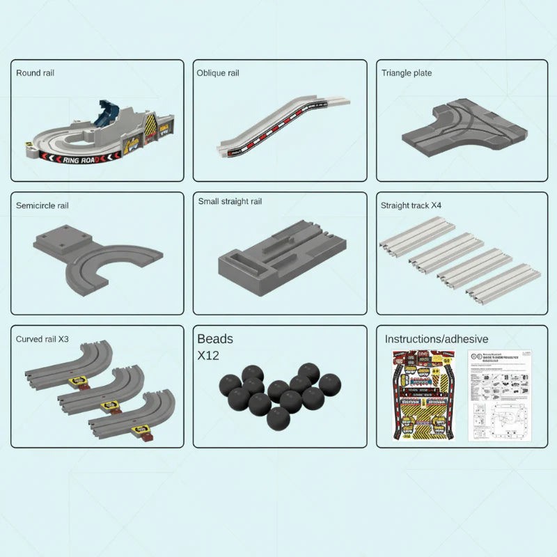 WorkZone – Imaginatif et amusant – Kit de construction électrique Race Set