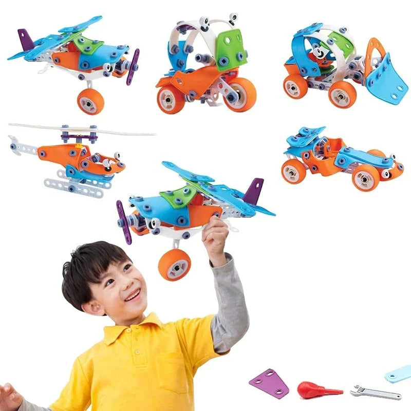 Build Genius Playset™ - Jeu de Construction Éducatif - Jouet STEM