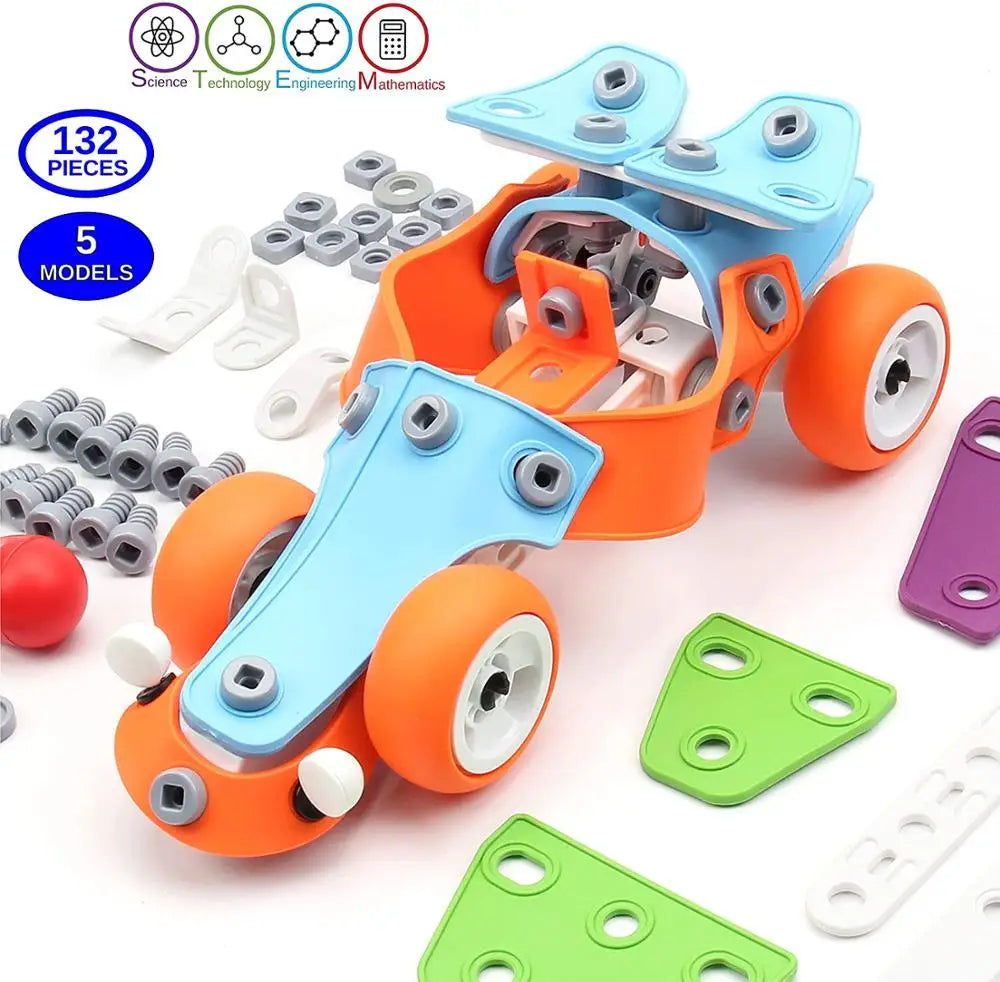 Build Genius Playset™ - Jeu de Construction Éducatif - Jouet STEM