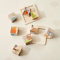 Thumbnail for WoodMind – Créatif et éducatif – Puzzle en bois 6 en 1 Montessori Animaux
