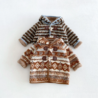 Thumbnail for LittleWarm – Confortable et élégant – Manteau d'hiver au motif Fair Isle
