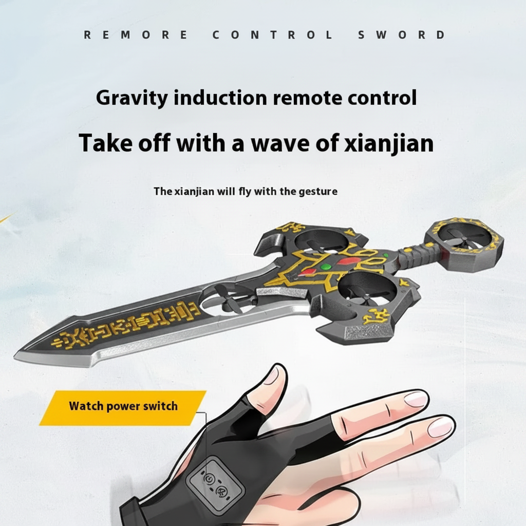 AirBlade – Ludique et interactif – Jouet volant télécommandé au design d'épée