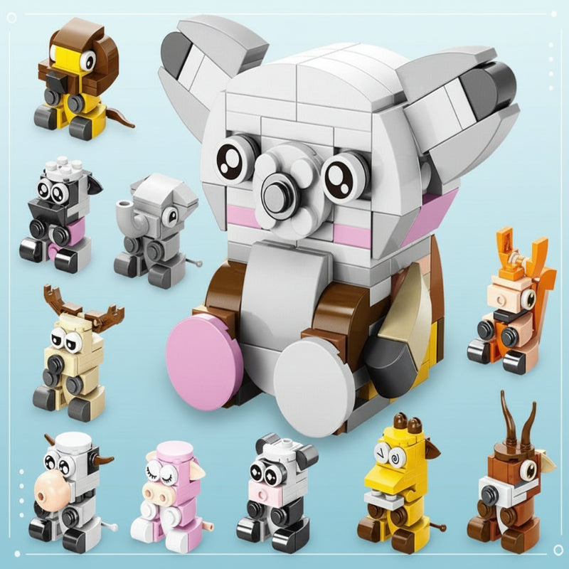 BlockCraft – Éducatif et amusant – Kit de construction