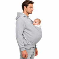 Thumbnail for CuddleDad – Confortable et pratique – Sweat à capuche pour homme avec poche kangourou