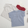 LittleClassic – Élégant et confortable – Chemise en lin pour garçon avec boutons décoratifs