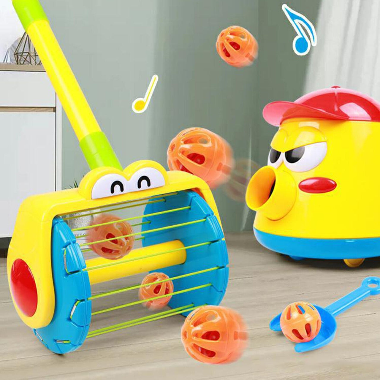 Push Cleaner Toy - Faire du nettoyage une fête - Jouet Nettoyeur à Pousser
