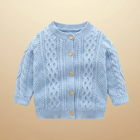 Thumbnail for CozyCub – Confortable et tendance – Cardigan tricoté pour enfant